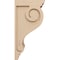 Ekena Millwork 12"W x 12"D x 24"H Wide Scroll Rough Cedar Woodgrain TimberThane Corbel, Primed Tan CORUR12X12X24SCRRCPR - alternate 3